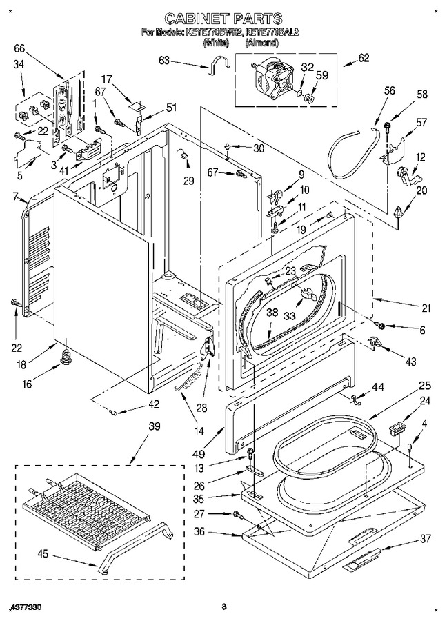 Diagram for KEYE770BAL2
