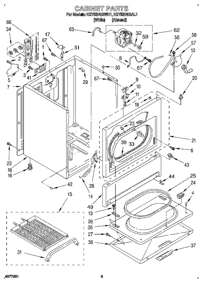 Diagram for KEYE870BWH1