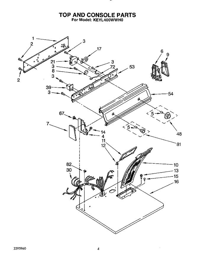 Diagram for KEYL400WWH0