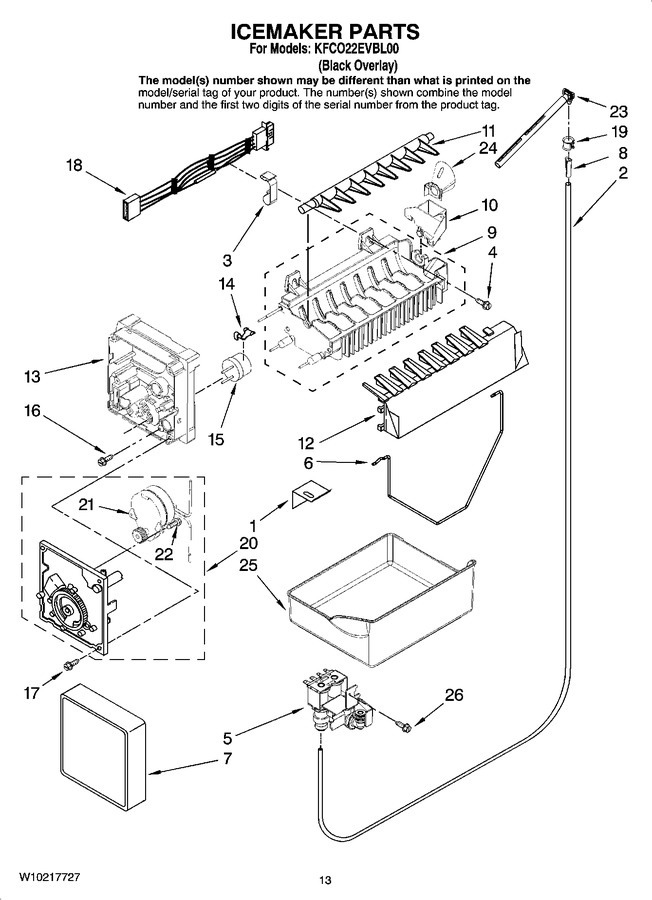 Diagram for KFCO22EVBL00