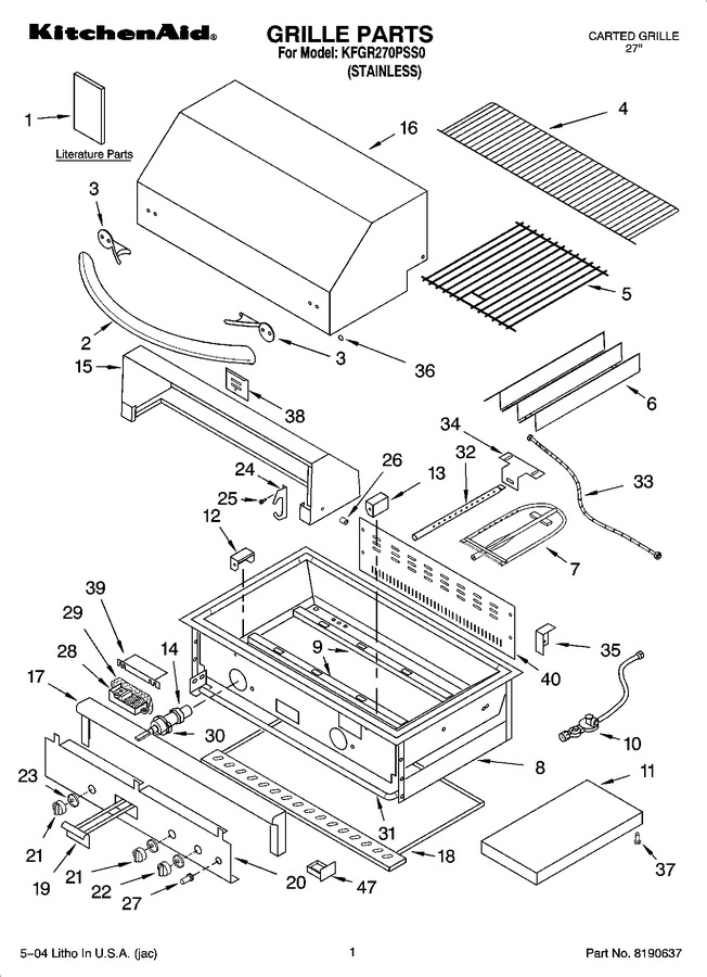 Diagram for KFGR270PSS0