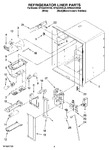 Diagram for 02 - Refrigerator Liner Parts