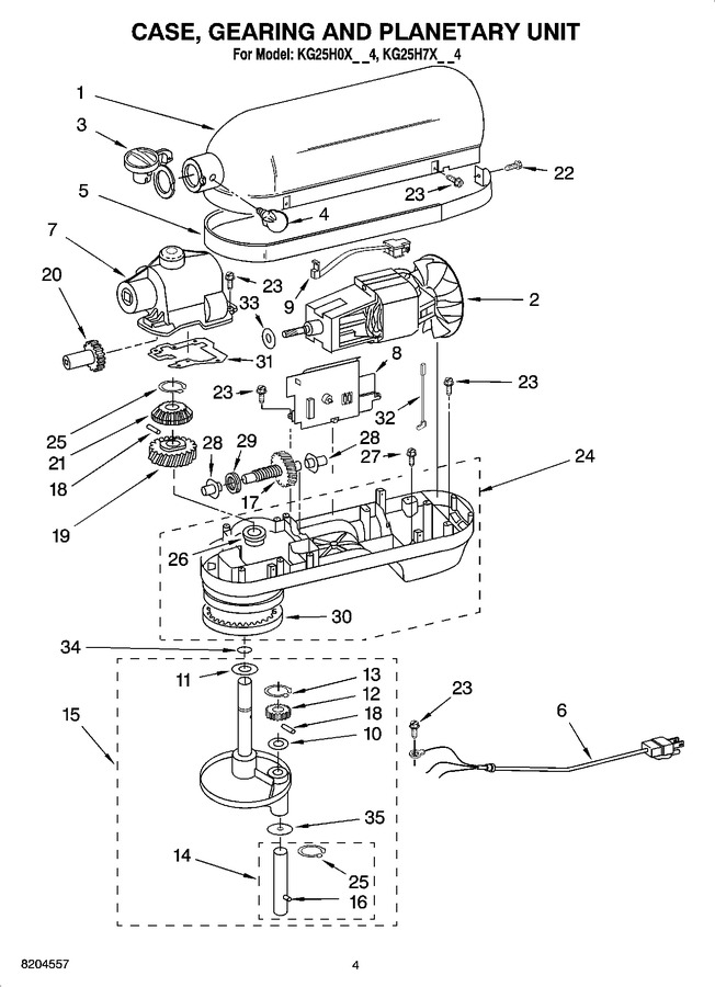 Diagram for KG25H7XSL4