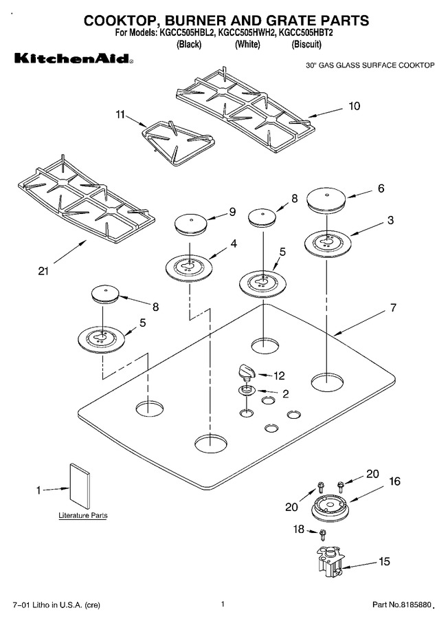 Diagram for KGCC505HWH2
