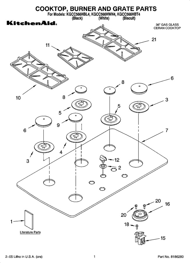 Diagram for KGCC566HWH4