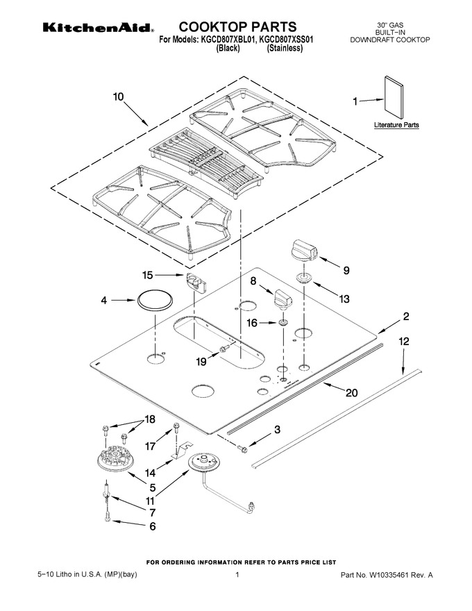 Diagram for KGCD807XBL01