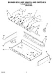 Diagram for 02 - Burner Box, Gas Valves, And Switches, Optional Parts