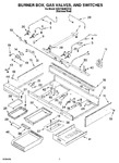 Diagram for 02 - Burner Box, Gas Valves, And Switches, Optional Parts