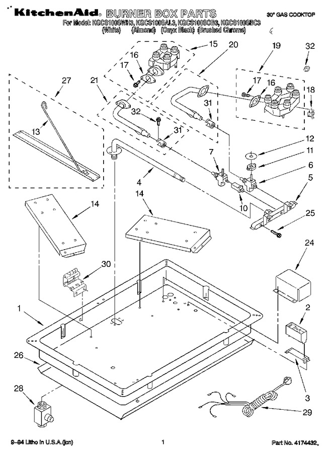 Diagram for KGCS100SOB3