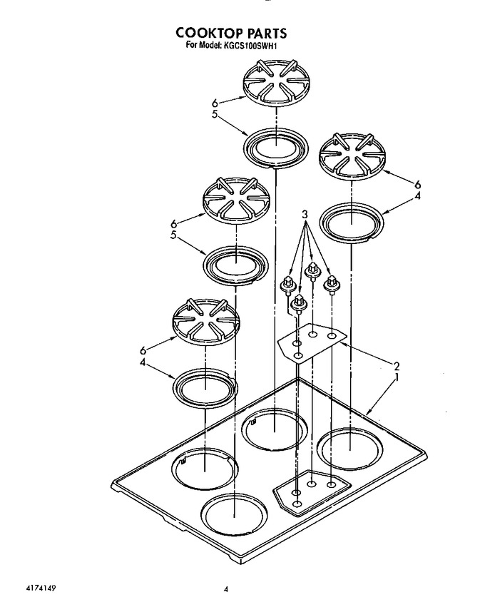 Diagram for KGCS100SWH1
