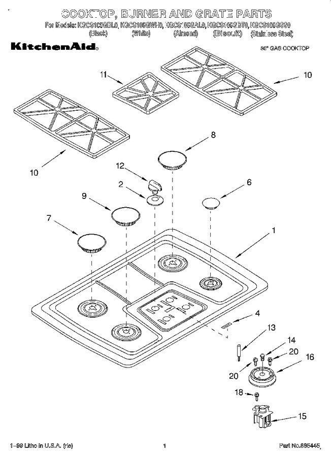 Diagram for KGCS105GAL0