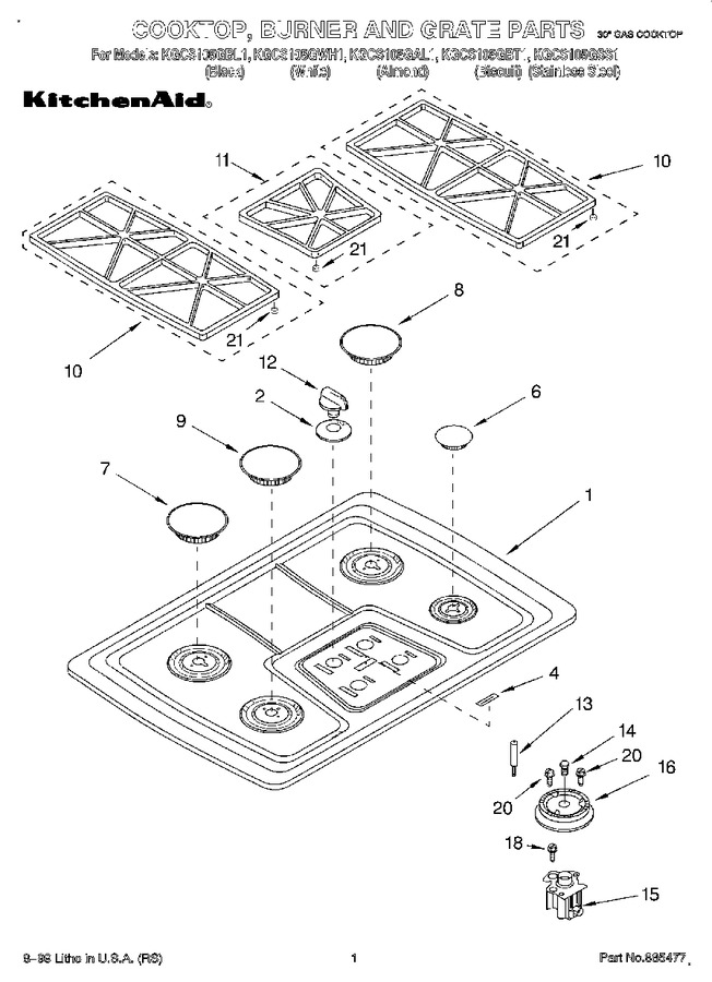 Diagram for KGCS105GBT1