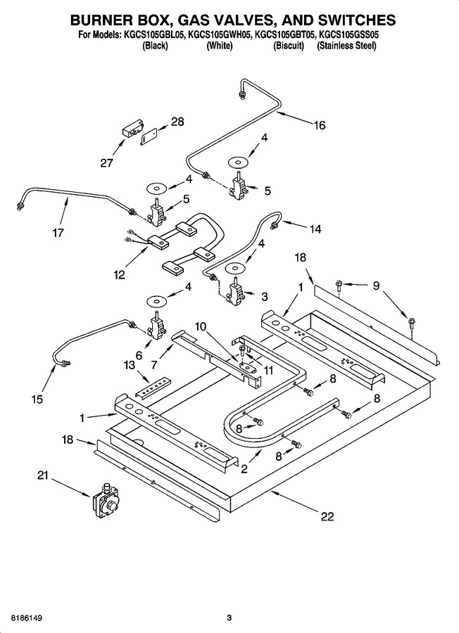 Diagram for KGCS105GBL05