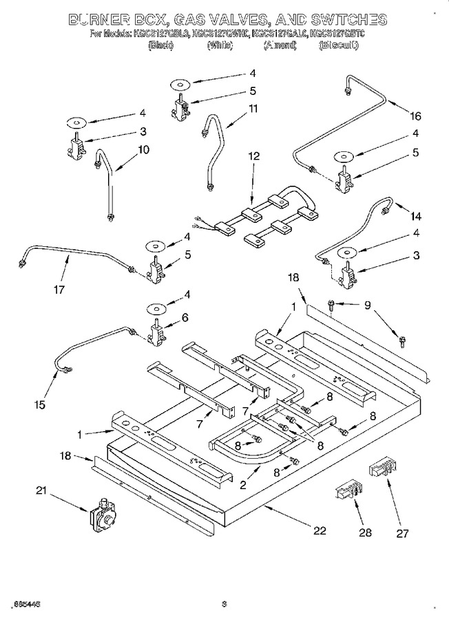 Diagram for KGCS127GBT0