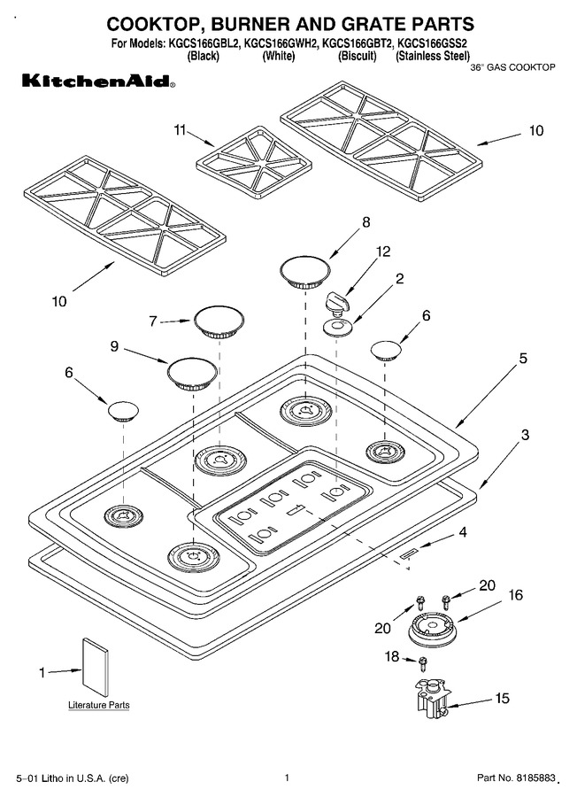 Diagram for KGCS166GBT2