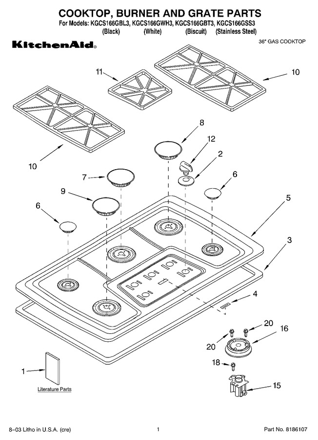 Diagram for KGCS166GBT3