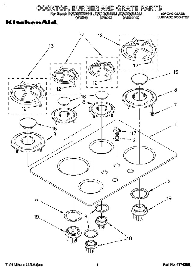 Diagram for KGCT305AWH1