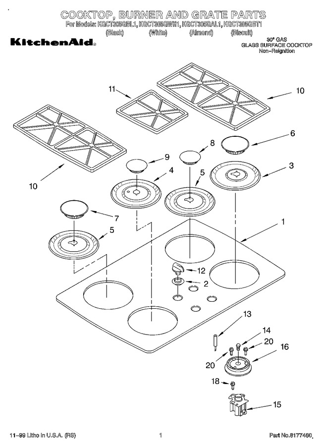 Diagram for KGCT305GAL1