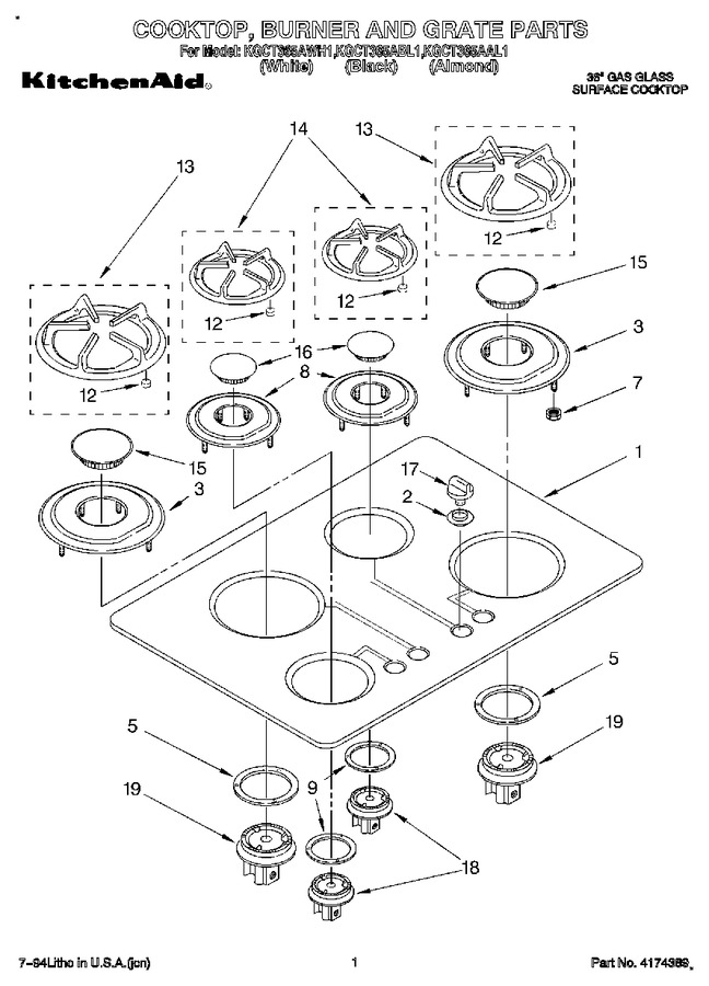 Diagram for KGCT365AWH1