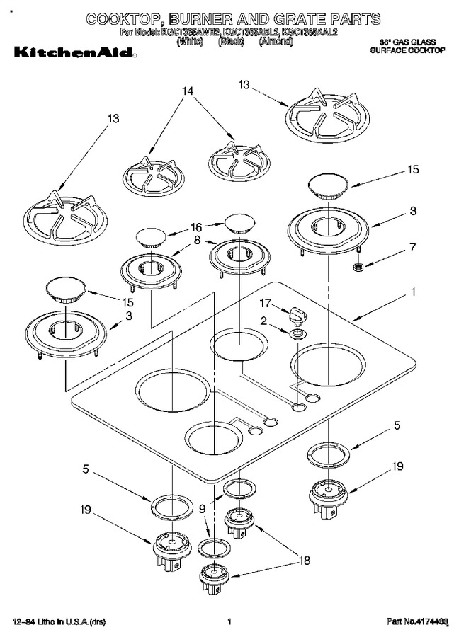 Diagram for KGCT365AWH2