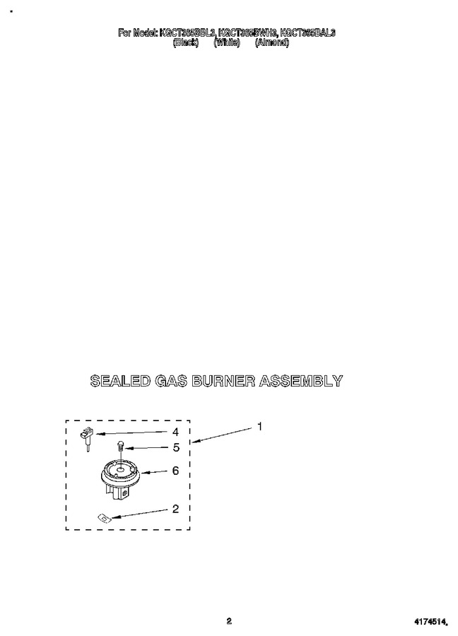 Diagram for KGCT365BWH3