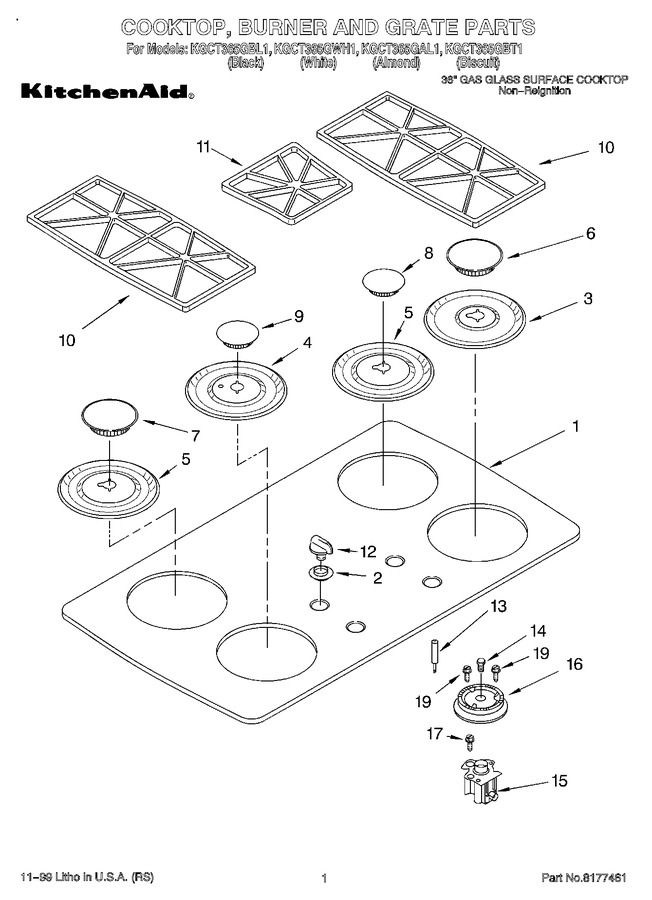 Diagram for KGCT365GWH1