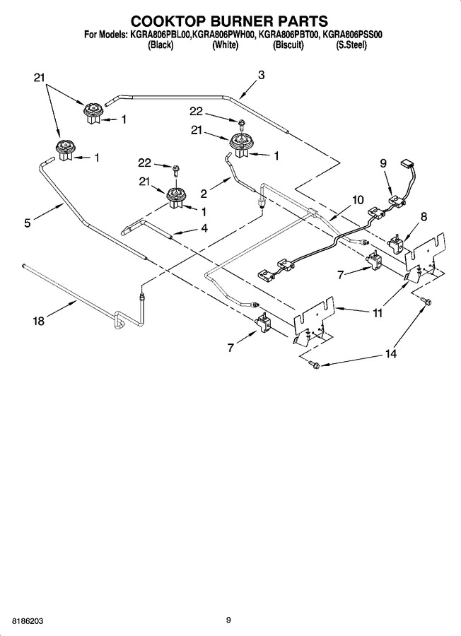 Diagram for KGRA806PWH00