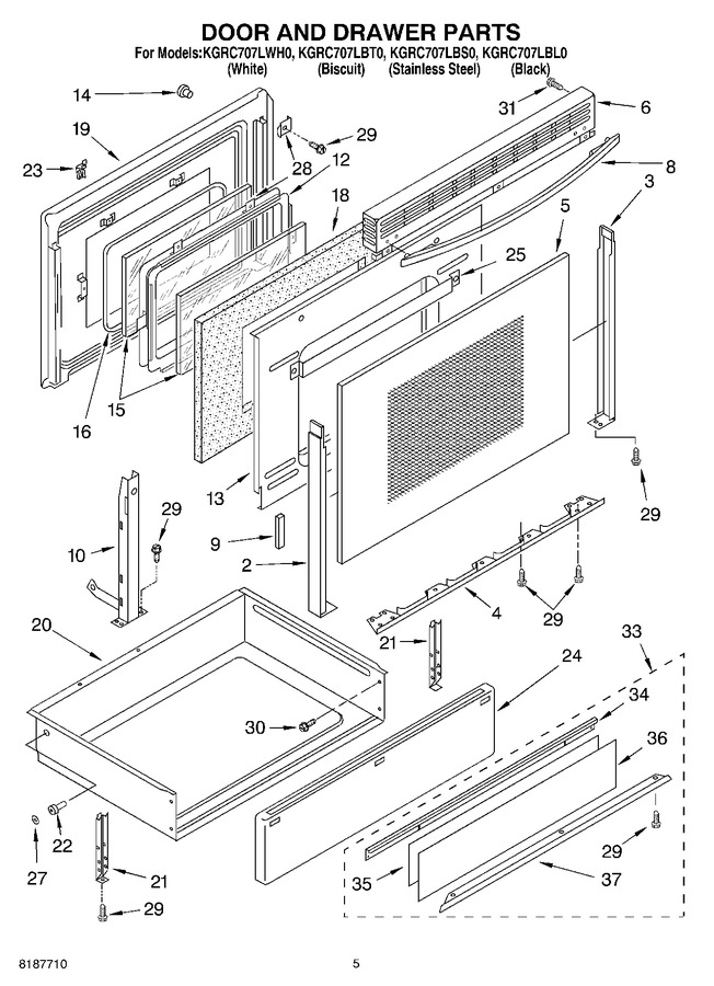 Diagram for KGRC707LBT0