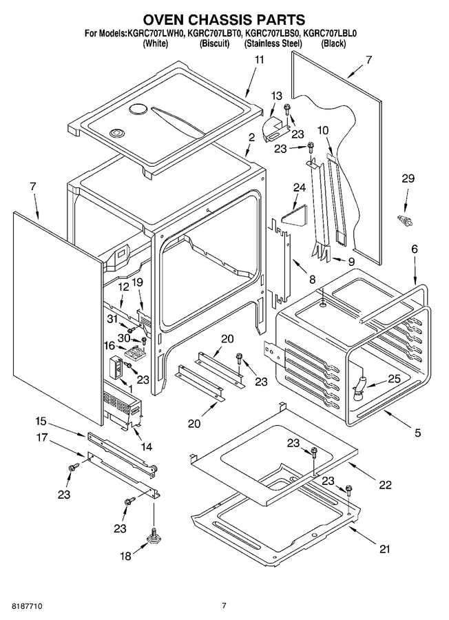Diagram for KGRC707LBS0