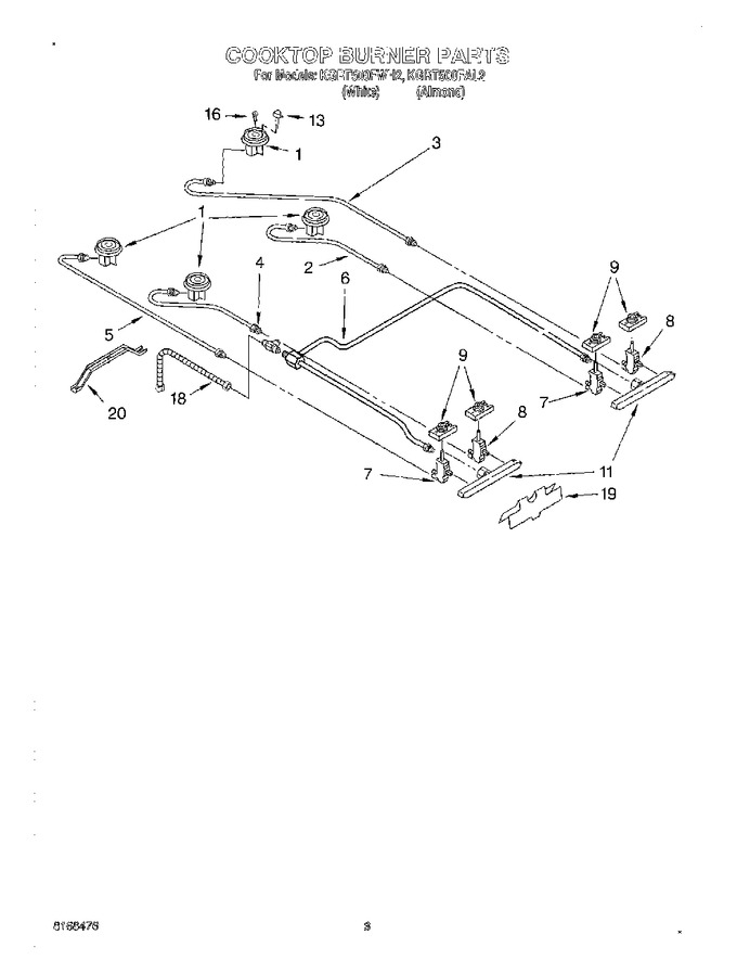 Diagram for KGRT500FWH2