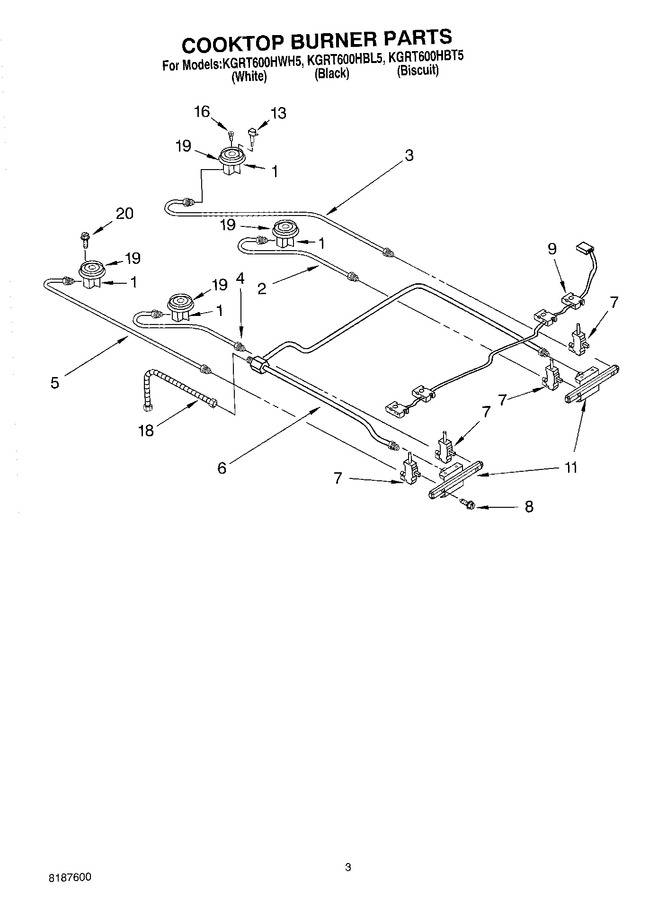 Diagram for KGRT600HWH5