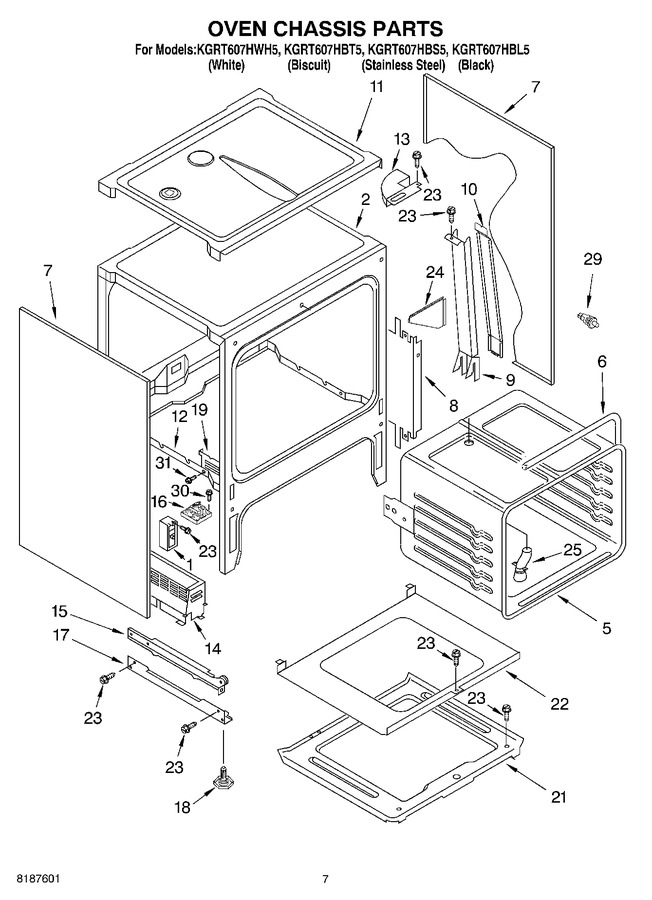 Diagram for KGRT607HBL5