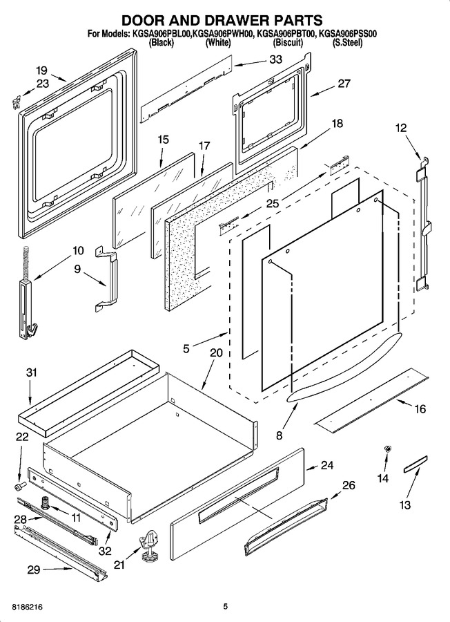 Diagram for KGSA906PWH00