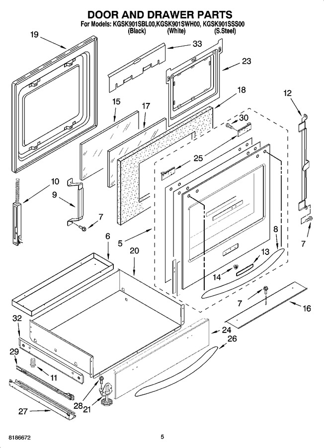 Diagram for KGSK901SBL00