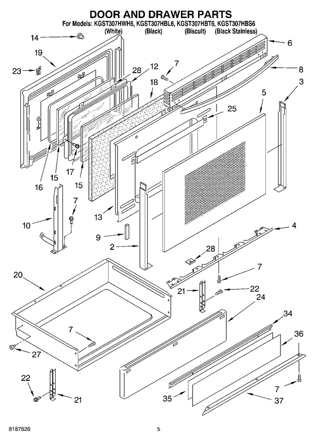 Diagram for KGST307HBL6