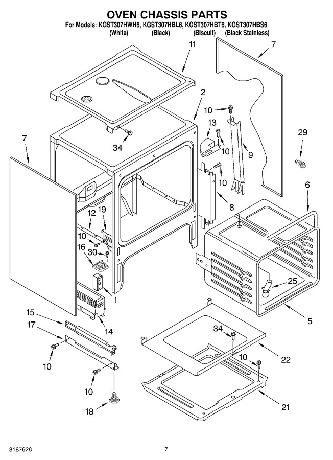 Diagram for KGST307HBL6