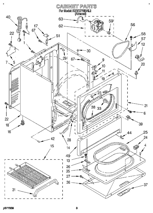 Diagram for KGYE778BAL2