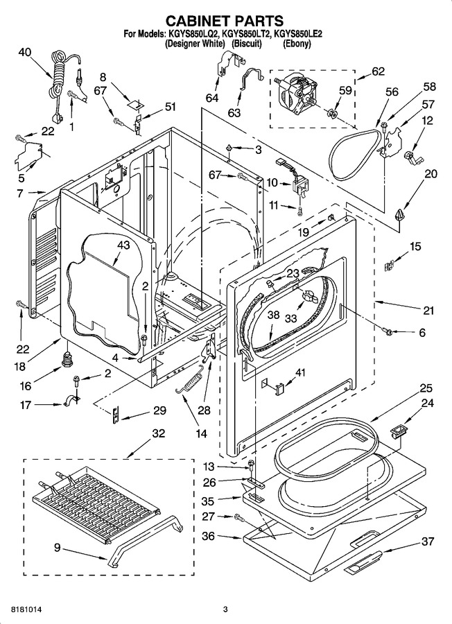 Diagram for KGYS850LE2