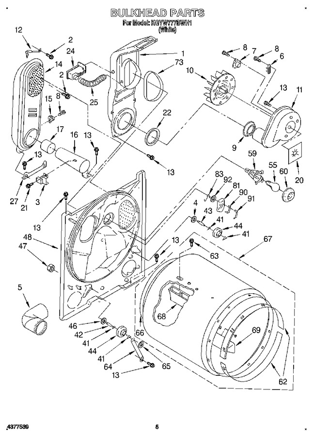 Diagram for KGYW777BWH1