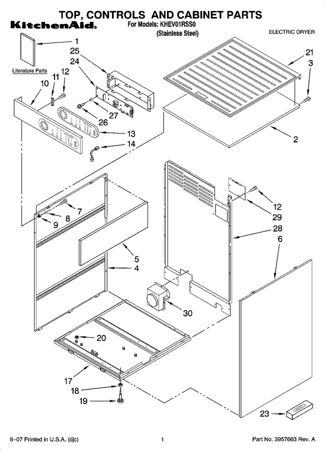 Diagram for KHEV01RSS0