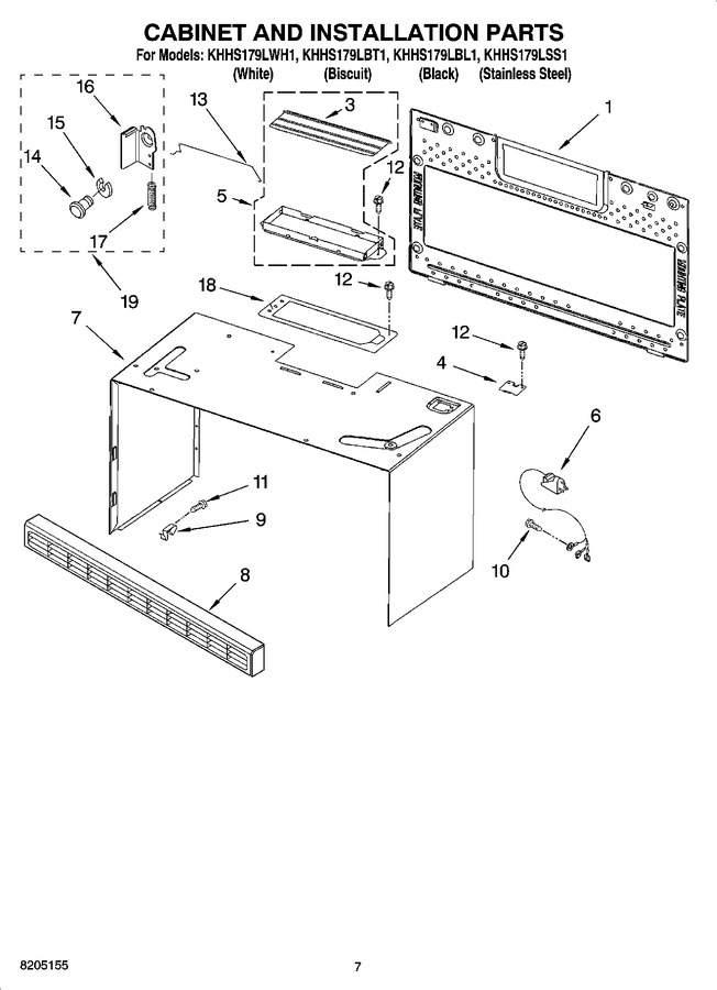 Diagram for KHHS179LWH1