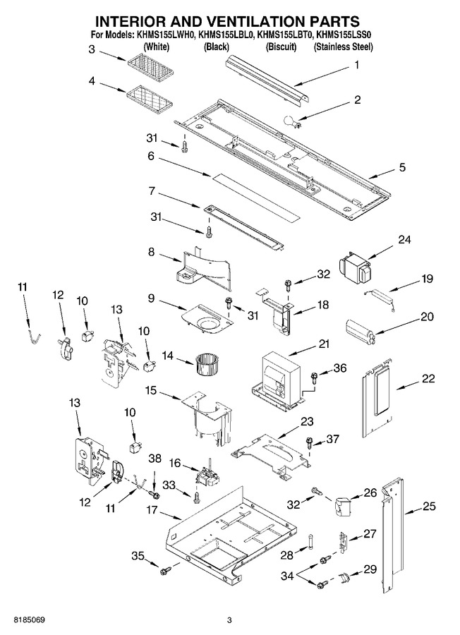 Diagram for KHMS155LWH0