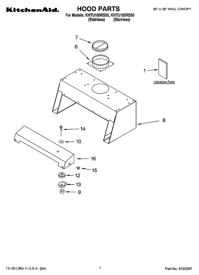 Diagram for KHTU165RSS0