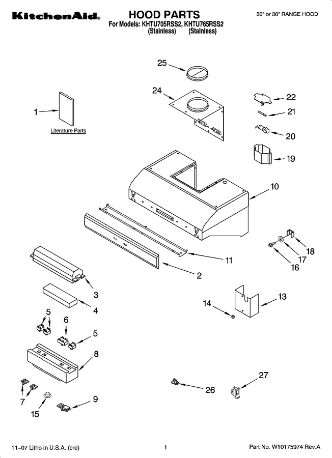 Diagram for KHTU705RSS2