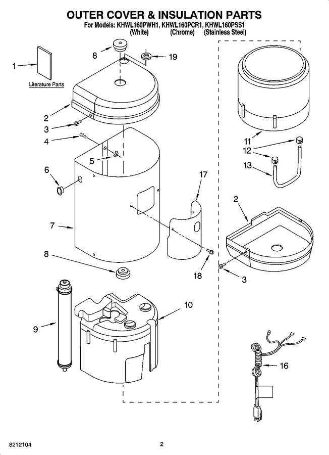 Diagram for KHWL160PWH1