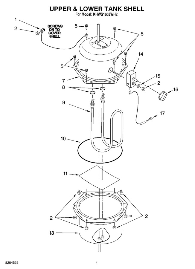 Diagram for KHWS160JWH2