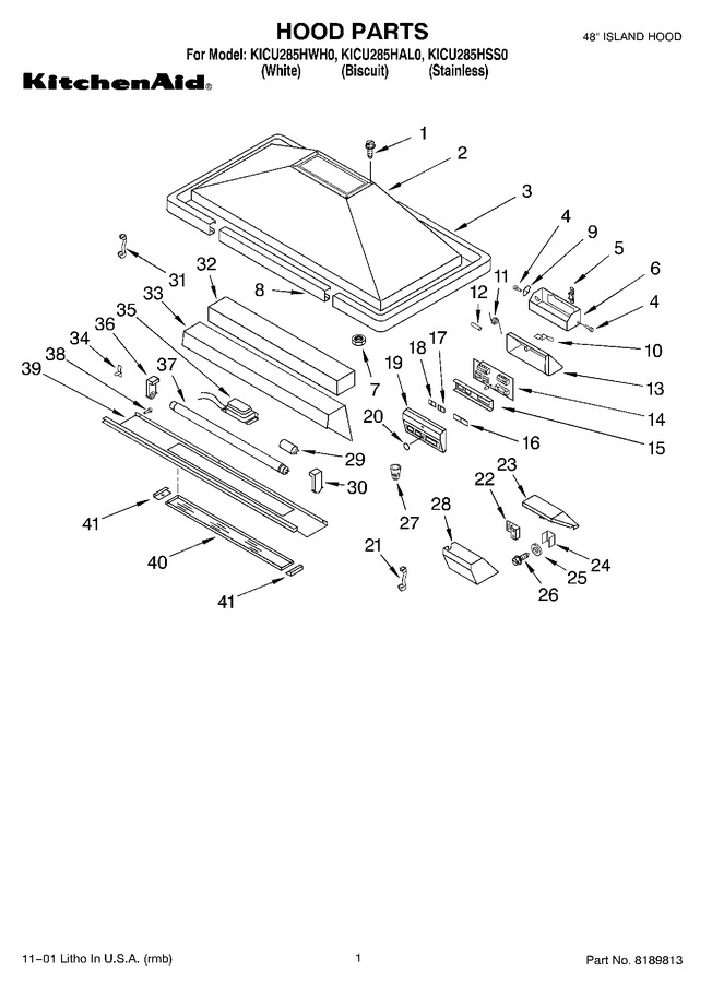 Diagram for KICU285HSS0