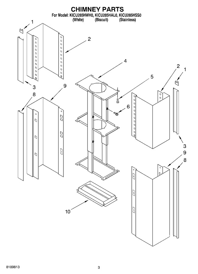 Diagram for KICU285HWH0