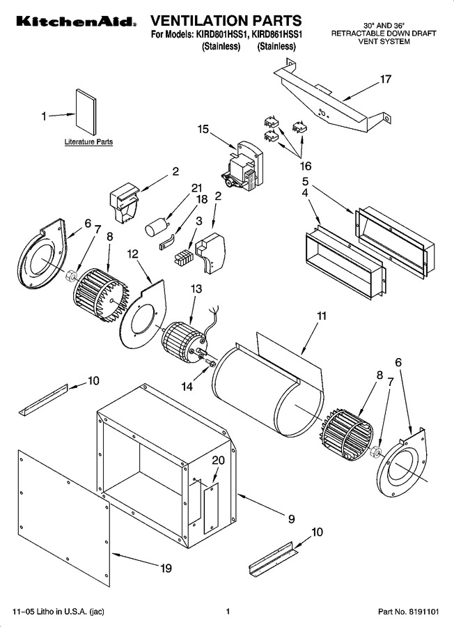 Diagram for KIRD861HSS1