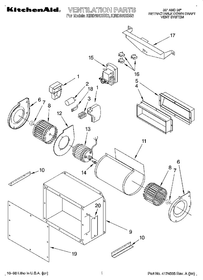 Diagram for KIRD801XSS3